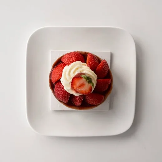 Tartelette aux fraises et chantilly